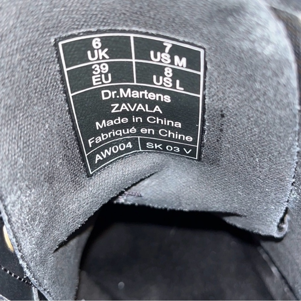Dr. Martens black leather boots - Picture 3 of 4